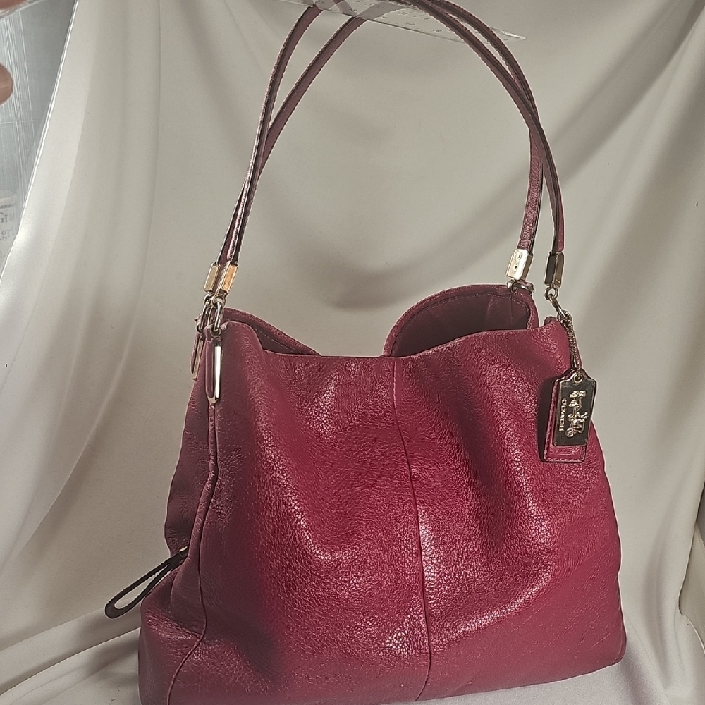 Coach Madison Leather Phoebe Slouchy Shoulder Bag